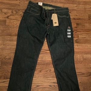 Mens Dark Blue Stretch 511 Slim Jeans 36x30